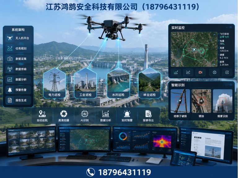 信阳无人机巡检系统展示图